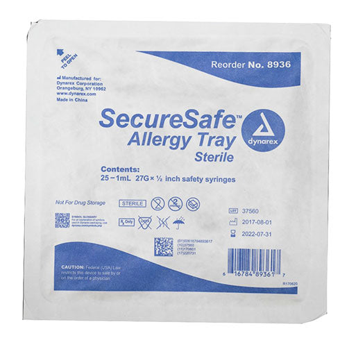 Dynarex SecureSafe Allergy Tray