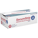 Dynarex SecureStrip Adhesive Wound Closure - Sterile - 0.5" x 4" - Box