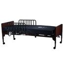 Dynarex Semi Electric Home Care Bed - Half-Length Bed Rail and Mattress
