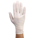 Dynarex Sensi Grip Latex Exam Gloves - On Hand