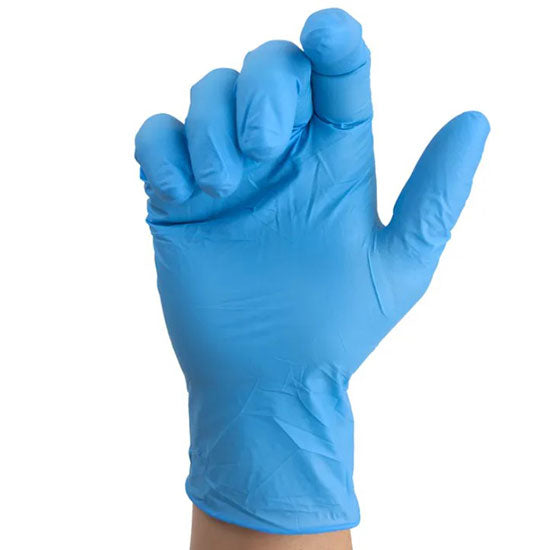 Dynarex Sterile Nitrile Exam Gloves - Demo Curled Fingers