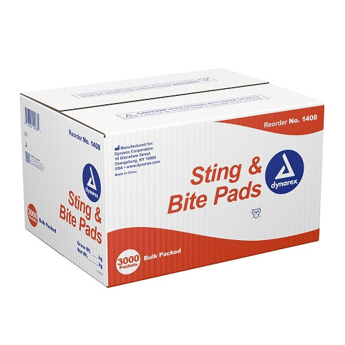 Dynarex Sting and Bite Pads - Case