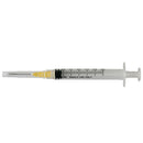 Dynarex Syringes With Needle - 3 cc - 22 G, 0.75"