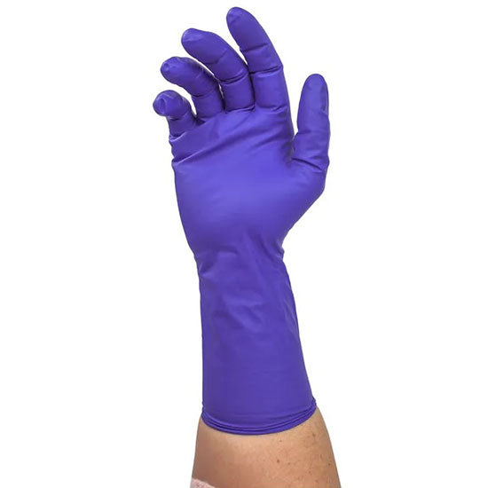 Dynarex True Advantage High Risk Nitrile Exam Gloves - Demo, On Hand