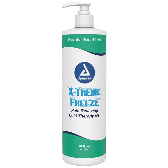 Dynarex X-Treme Freeze Pain Relieving Cold Therapy Gel - 16 fl oz Bottle