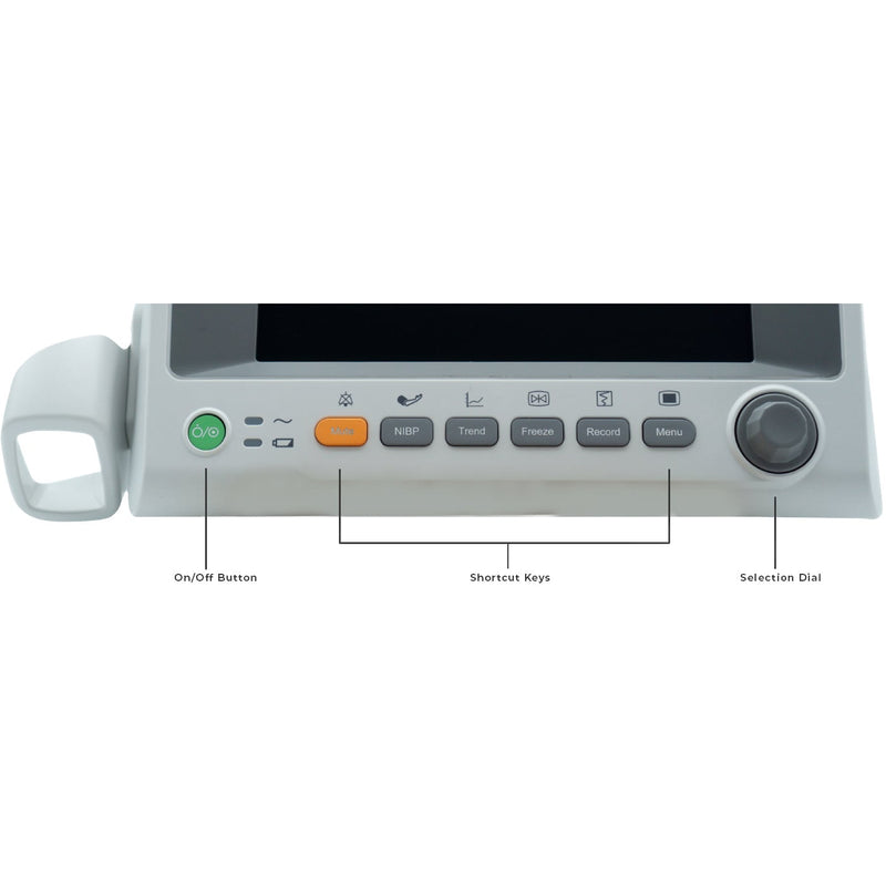 Edan iM50 Patient Monitor - buttons