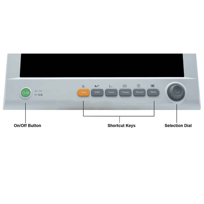 Edan iM80 Patient Monitor buttons