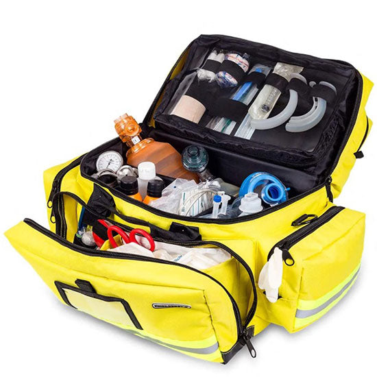 Elite Bags Emergency's Great Capacity Bag - Yellow, Open