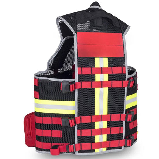 Elite Bags EMT Safety E-VEST'S - Red, Back