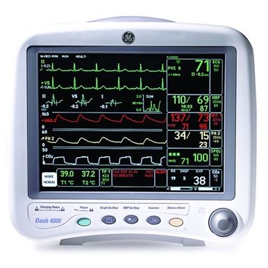 GE Dash 4000 Patient Monitor - Front