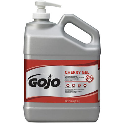 GOJO Cherry Gel Pumice Hand Cleaner - 1 Gallon w/ Pump Dispenser
