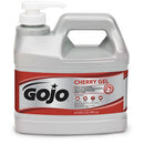 GOJO Cherry Gel Pumice Hand Cleaner - Half Gallon w/ Pump Dispenser
