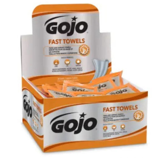 GOJO Fast Towels - Box of 80 Packets