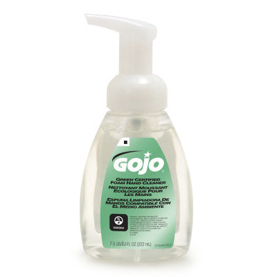 GOJO Green Certified Foam Hand Cleaner - 222 mL Pump Bottle (6/Case)