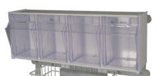 Harloff 4 Compartment Classic Tilt Bin