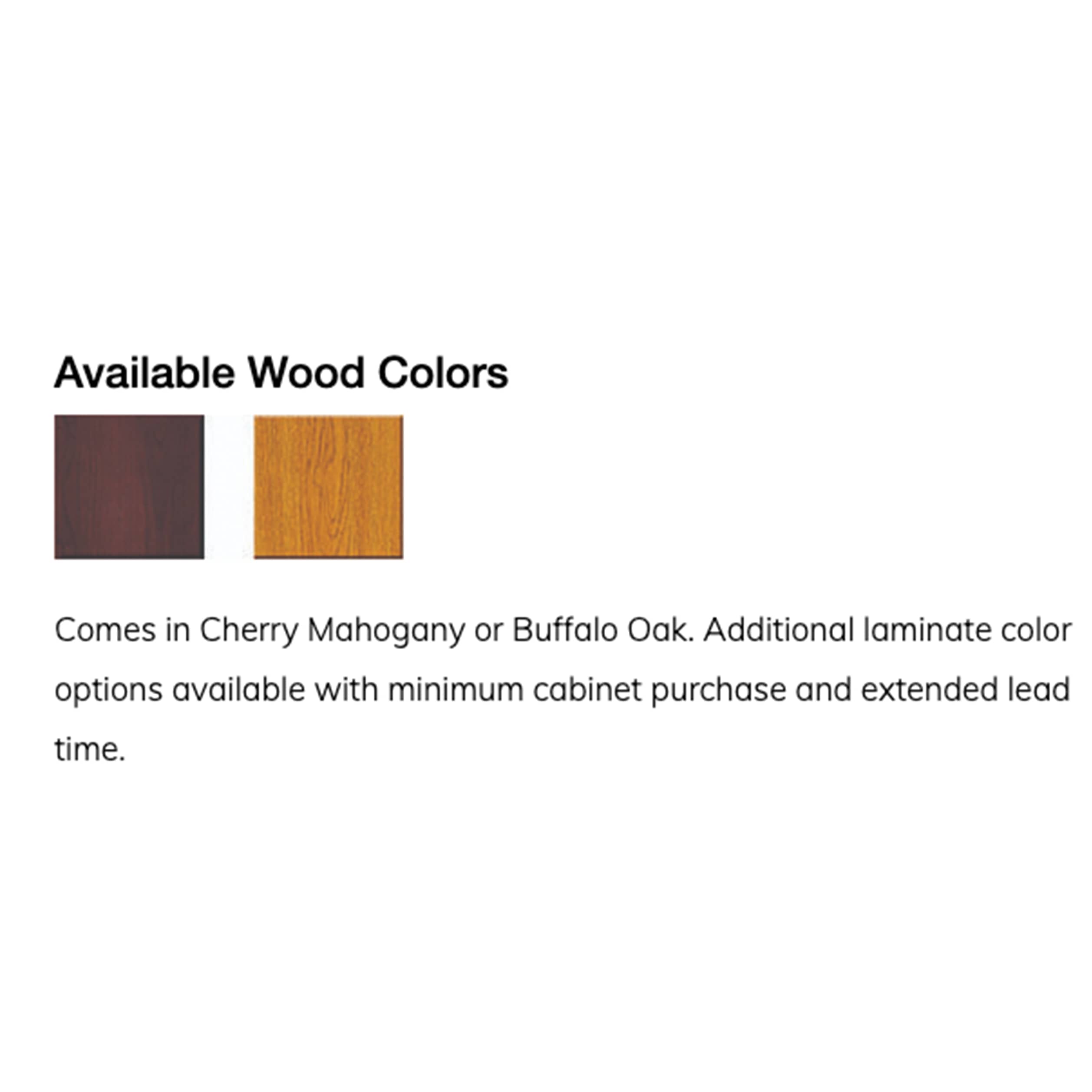 Harloff Wood Vinyl 540 Capacity Punch Card Medication Cart Wood Color Chart