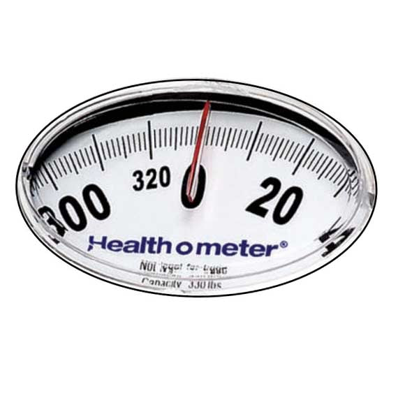 Health o meter 175LB Mechanical Floor Scale - Dial