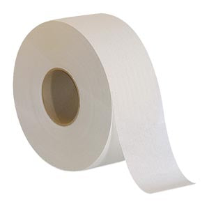 TISSUE BATHROOM JUMBO JR WHT2PLY 8/CS