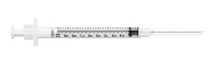 SYRINGE LOW DEAD SPACE1ML 22GX1-1/2 100/BX