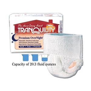 Principle Business Tranquility Premium Overnight Disposable Absorbent Underwear