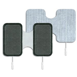 ELECTRODE DUAL RECTANGLE CLOTHDUAL 3X5 BUTTERFLY 1/PK 10PK/CS