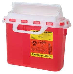 SHARPS COLLECTORS 2 GAL RED10/CS