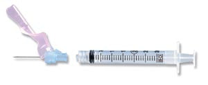 SYRINGE 1ML W/DETACH NDL 25G5/8 50/BX 6BX/CS