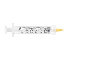 SYRINGE SAFETY DETACH NEEDLE3ML 25GX5/8 100/BX