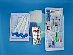 TRAY PAIN MANAGEMENT BASICW/LOR SYR LL TIP 10/CS (RX)