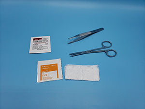 KIT SUTURE REMOVAL LITT SCISSADSON FORCEP PREP PAD ST 50/CS