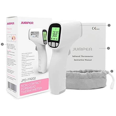 Jumper JPD-FR202 Non-Contact Infrared Thermometer contents