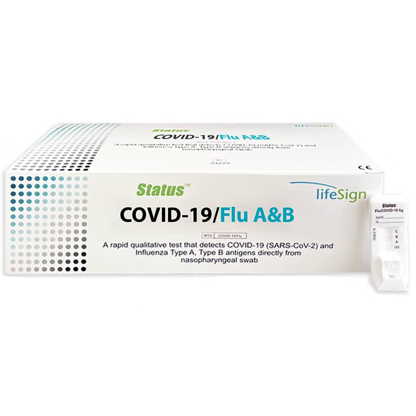 LifeSign Status COVID-19/Flu A&B Rapid Immunoassay