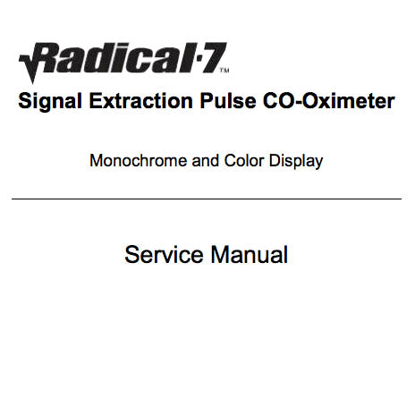 Masimo Radical-7 Service Manual