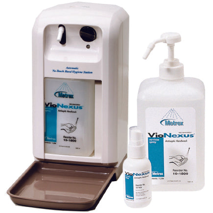 Metrex VioNexus No-Touch Dispenser Tray with Dispenser and Spray