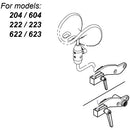 Midmark Articulating Knee Crutch Kit with Accessory Receiver - Parts Illustration