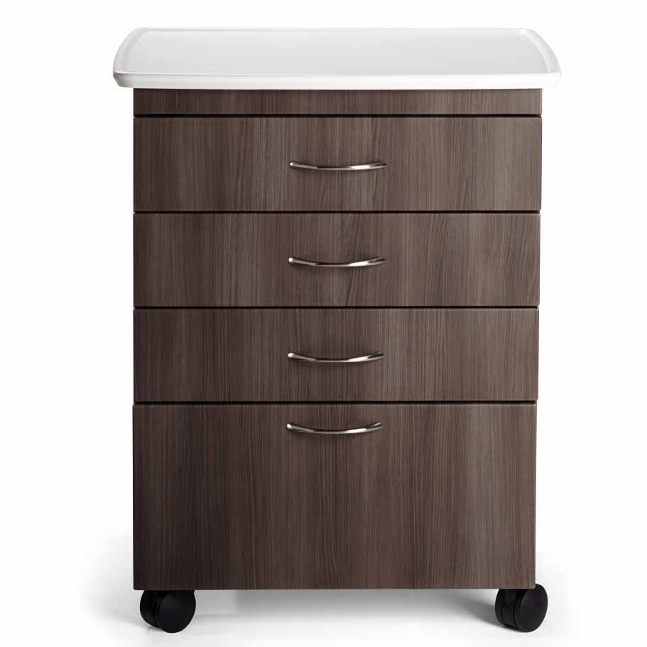 Midmark M4 Mobile Treatment Cabinet with Locks and Kydex Contour Top