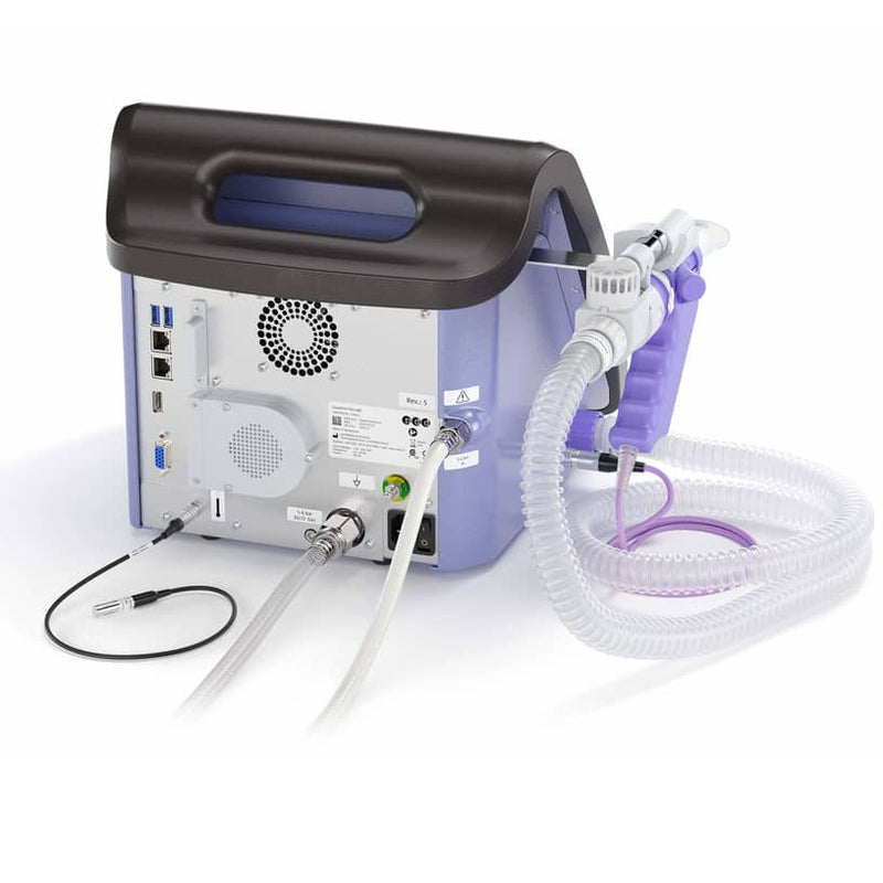 ndd Medical EasyOne Pro LAB Multiple Breath Nitrogen Washout System Rear View
