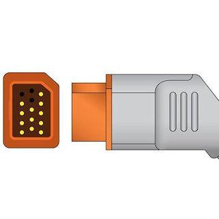 Nihon Kohden to Utah Transducer 12-Pin IBP Adapter Cable