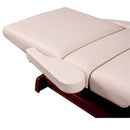 OakWorks Spa Table Adjustable Side Arm Rests Folded
