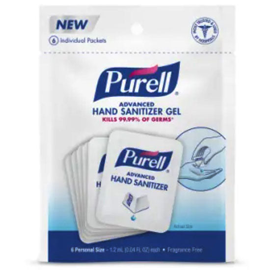 PURELL Advanced Hand Sanitizer Individual Packets Pouch - 6 Count