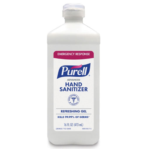PURELL Advanced Hand Sanitizer Refreshing Gel - Emergency Response Flip-Cap Bottle (12/Case)