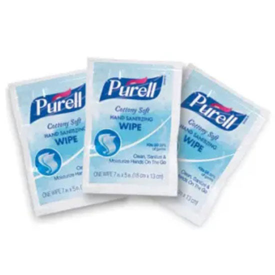 PURELL Cottony Soft Hand Sanitizing Wipes - Box of 1000 Packets