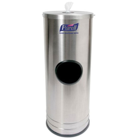 PURELL Hand Sanitizing Wipes Stainless Steel Stand Dispenser