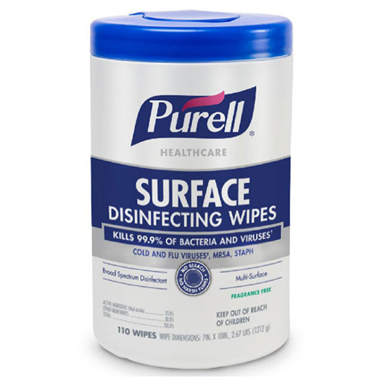 PURELL Healthcare Surface Disinfecting Wipes Canister
