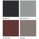 Ritter 203 Treatment Table Colors - Obsidian, Restful Path, Cranberry, Latte
