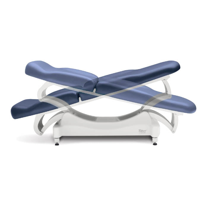 Ritter 244 Barrier-Free Bariatric Power Treatment Table - Positioning Example