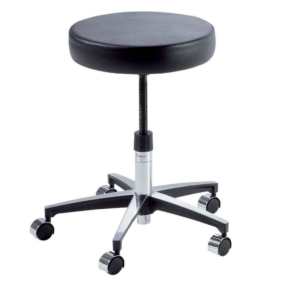 Ritter 274 Adjustable Physician Stool with Auto Locking Casters