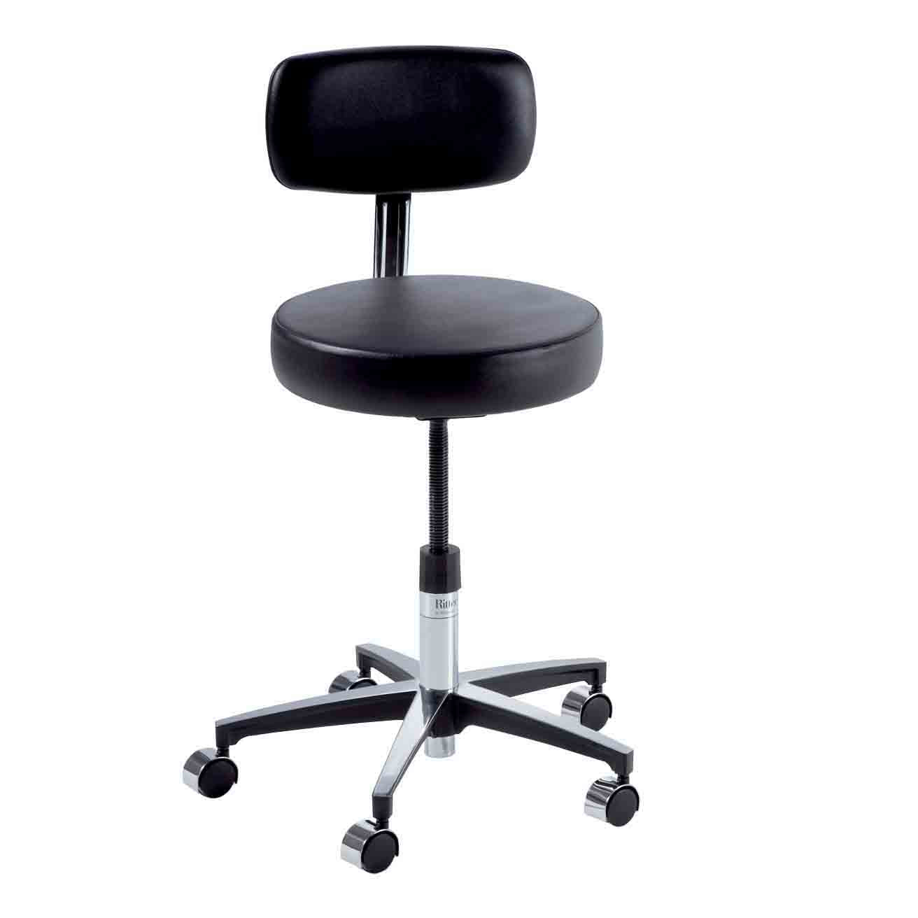 Ritter 275 Adjustable Physician Stool with Auto Locking Casters