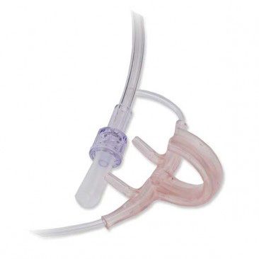 Salter Labs Adult Dual, Oral/Nasal Cannula with Divided Facepiece