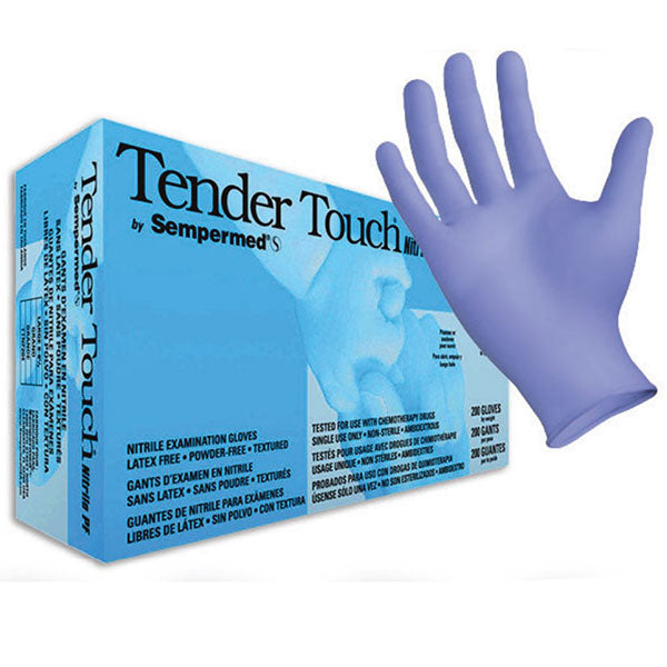 Sempermed Tender Touch Nitrile Exam Gloves - Box, Close-Up